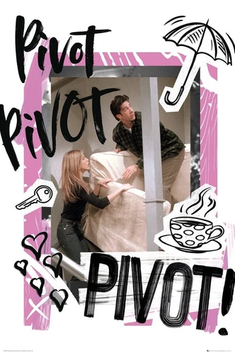 Poster, film poster Friends - Pivot 61x91,5 cm 