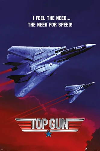 Poster, film poster Top Gun - The Need For Speed 61x91,5 cm Poster, film poster Top Gun - The Need For Speed 61x91,5 cm