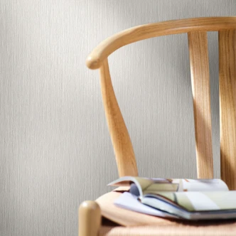 Vliestapete mit feinen Linien und leichter Struktur beige Uni 