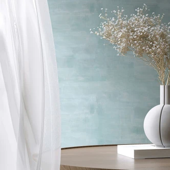 Tapeta z włókniny o wyglądzie tynku, betonu, gładka geometryczna matowa w kolorze niebieskim 