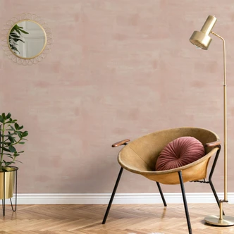 Vliesbehang gipslook, betonlook effen geometrisch mat in rood beige Vliesbehang gipslook, betonlook effen geometrisch mat in rood beige