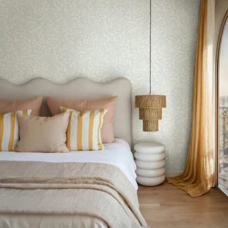 Vliestapete Blätter Floral Natur matt in Grün Weiß 