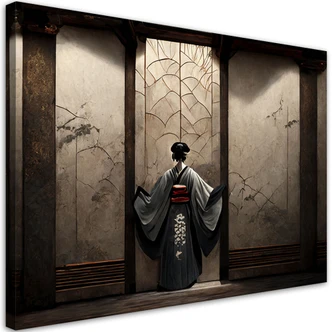 Canvasplaat, Japanse Geisha 