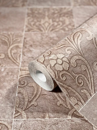 Vliestapete Grafisch Klassisch in Rot  