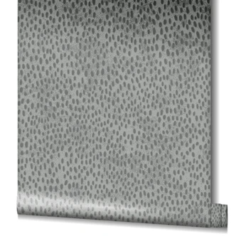 Vliestapete Punkte Modern, Opulent in Schwarz , Lounge 