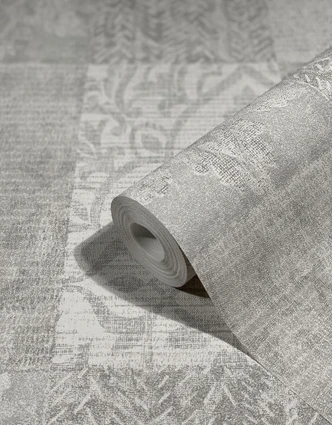 graphic wallpaper, non-woven wallpaper Novamur Yvi greige graphic wallpaper, non-woven wallpaper Novamur Yvi greige