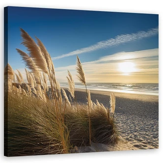 Leinwandbild Strand Meer Natur 