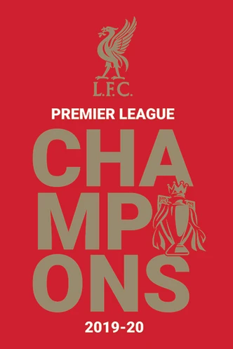 Poster Liverpool FC - kampioenen 2019/20 Logo, poster (61 x 91,5 cm) 