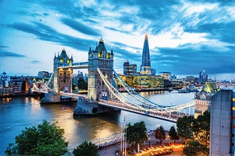 Poster London - Tower Bridge 91,5x61 cm 