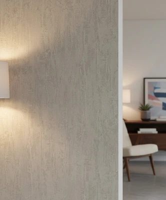 Vliestapete Struktur Modern in Grau  