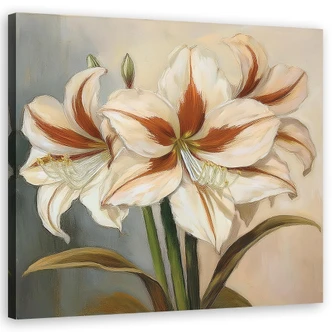 Leinwandbild Blumen Lilien Natur 