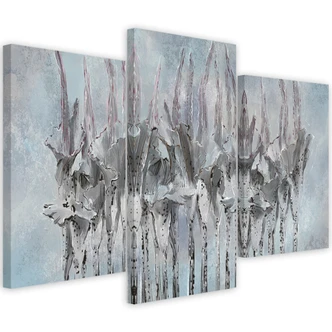 Leinwandbild 3 teilig, Pflanzen Blumen Simnitło 