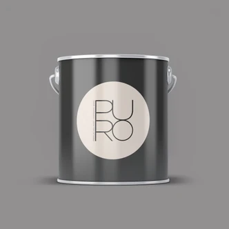Premium väggfärg grå - Tygmatt väggfärg för interiör - PURO c1004 cool grey 