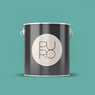 Farba do ścian i sufitów Premium niebieska - Matowa farba do ścian wewnętrznych PURO c4007 szmaragdowa zieleń 