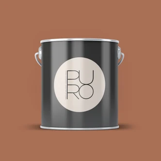 Premium väggfärg röd - Tygmatt väggfärg för interiör - PURO c9009 dammig orange Premium väggfärg röd - Tygmatt väggfärg för interiör - PURO c9009 dammig orange