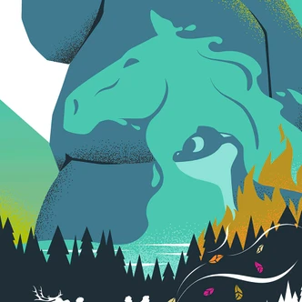 Carta da parati - Frozen Adventure - 150 x 280 cm 