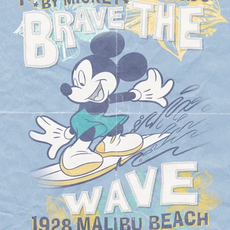 Carta da parati - Mickey Brave the Wave - 200 x 280 cm 