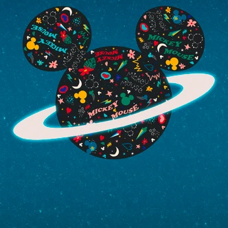 Carta da parati - Planet Mickey - 200 x 280 cm 