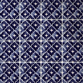 Fliesenaufkleber Aquarell Blumen blau - Treechild - 12er Set 