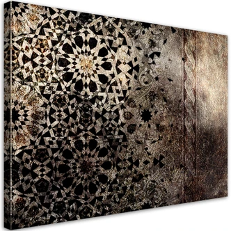 Leinwandbild, Mandala Orient Textur 