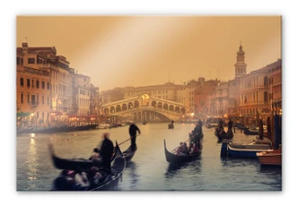 Acrylic glass Sunset in Venice 