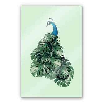 Plexiglas Loose - Monstera Bird 