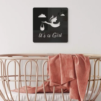 Wanddecoratie Baby - It's a Girl  