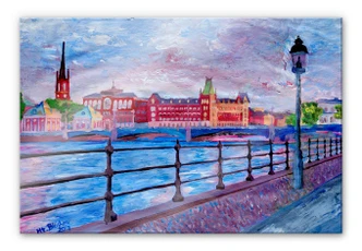 Acrylglasbild Bleichner - Stockholm 
