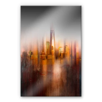 Acrylic print Chiriaco - New York in the evening light 