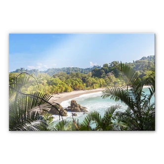 Stampa su vetro acrilico Colombo - Vista sulla giungla in Costa Rica 