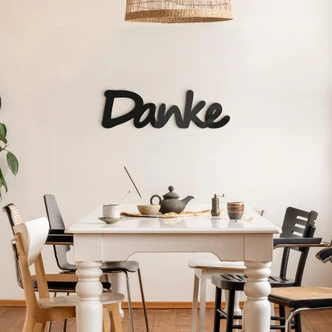 Acrylbuchstaben Danke 