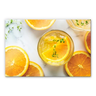 Acrylic Glass - Fresh Oranges Acrylic Glass - Fresh Oranges