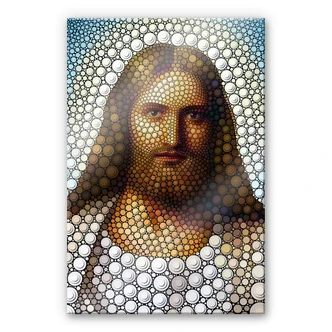 Acrylglasbild Ben Heine - Circlism: Jesus Christus 