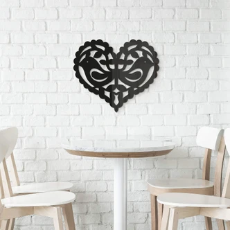 Wanddecoratie Paar vogels liefde 