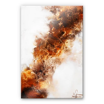 Acrylglasbild Fedrau - Flüssiges Gold 