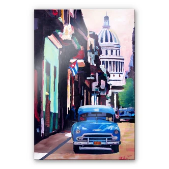 Acrylglasbild Bleichner - Havanna-Feeling 