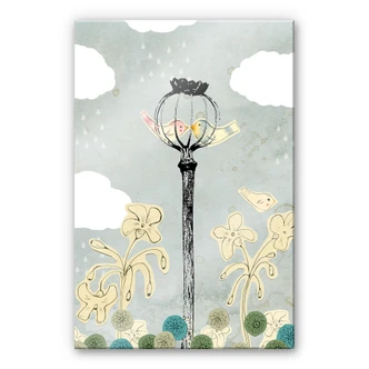 Acrylglasbild Loske - Mohnblume 