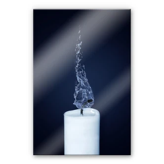 Tableau en verre acrylique Erloschen 