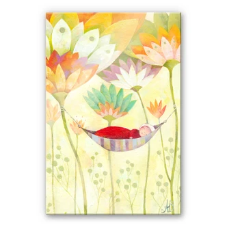 Akrylbillede Blanz - Baby i hængekøje 