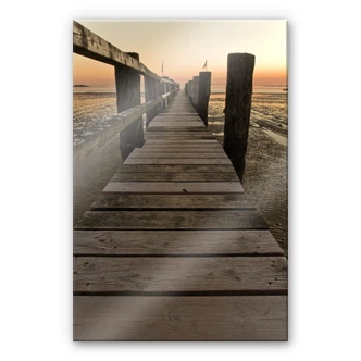 Tableau en verre acrylique - Ponton 