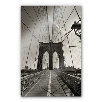 Acrylic glass Brookly Bridge Perspective Acrylic glass Brookly Bridge Perspective