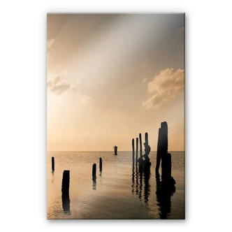 Posts at Sunset Acrylic print Posts at Sunset Acrylic print
