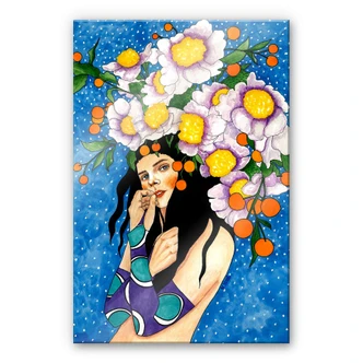Acrylglasbild Hülya - Liebe und Nähe 