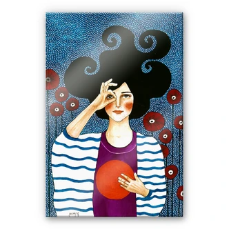 Stampa su vetro acrilico Hülya - Sguardi 