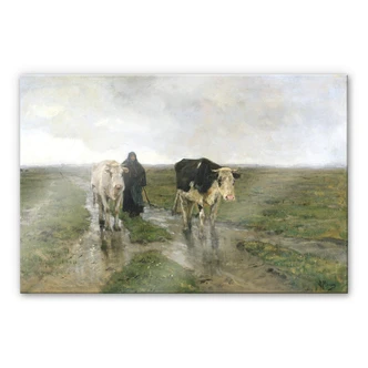 Acrylglasbild Mauve - Weidenwechsel 