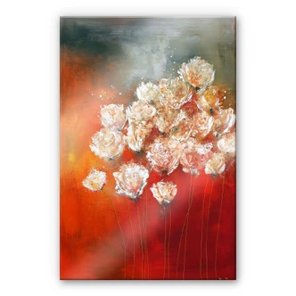 Tableau en verre acrylique Melz - Pavot sauvage 