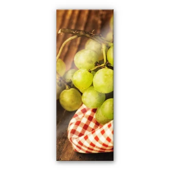 Acrylglas Witte Druiven - Panorama 