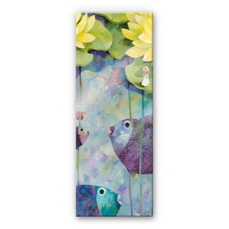 Akrylbillede Blanz - Gule åkander - Panorama 