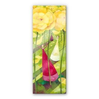 Akrylbillede Blanz - Blomstereng - Panorama 