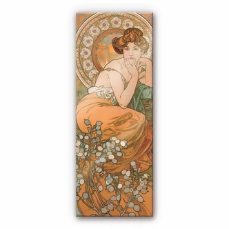 Tableau en verre acrylique - Pierres précieuses : topaze 